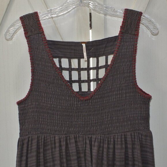 Free People High-Low Sleeveless Maxi Dress - Picture 4 of 7